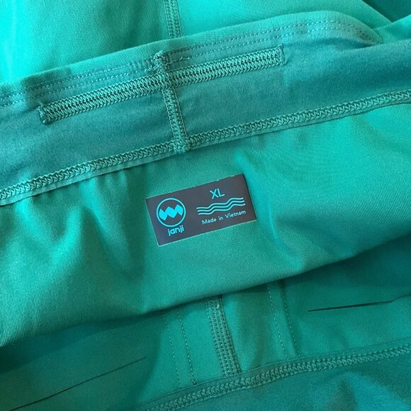 Janji Trail Tight Full Length Green Size XL Pockets Drawstring Men's *READ* - Picture 8 of 10
